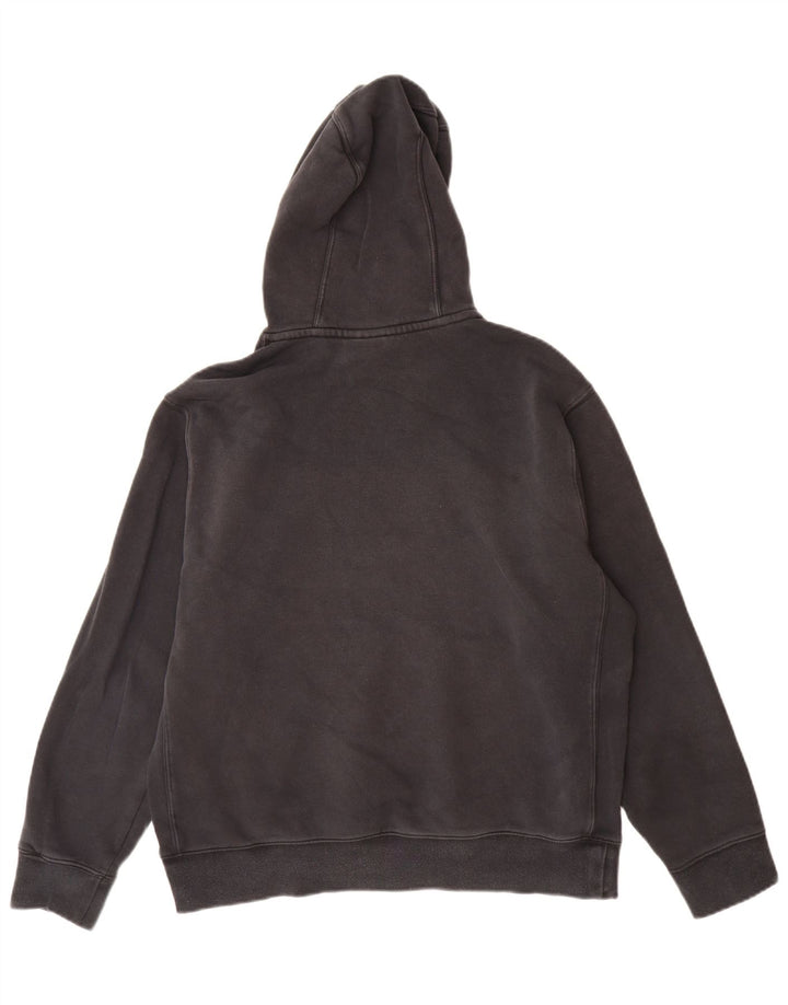 Nike Herren-Hoodie-Pullover aus mittelschwarzer Baumwolle