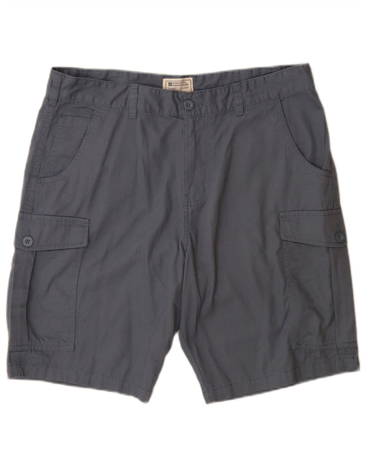 Mountain Warehouse Herren-Cargoshorts, W34, Größe L, Marineblau, Baumwolle