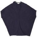 White Stuff Damen-Poncho-Cardigan-Oberteil mit kurzen Ärmeln, Größe S, Marineblau