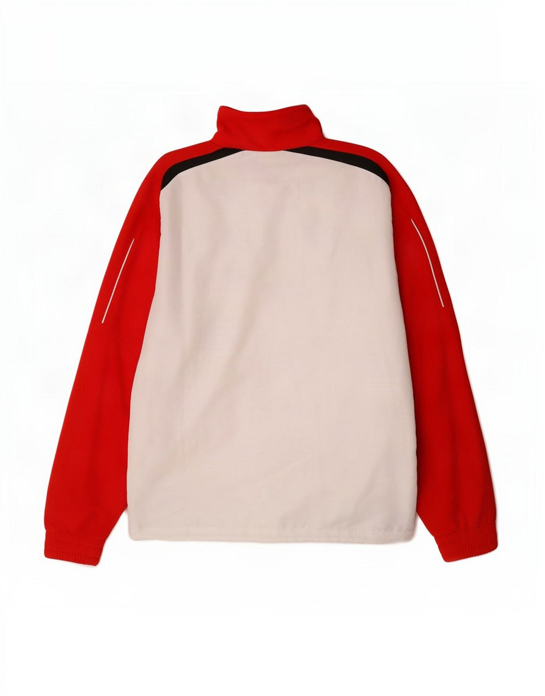 Lotto Herren-Trainingsanzug-Top-Jacke, UK 38/40, mittelweißes Farbblock-Polyester