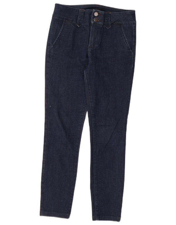 Massimo Dutti Damen Skinny Jeans EU 38 Small W28 L28 Marineblau Baumwolle