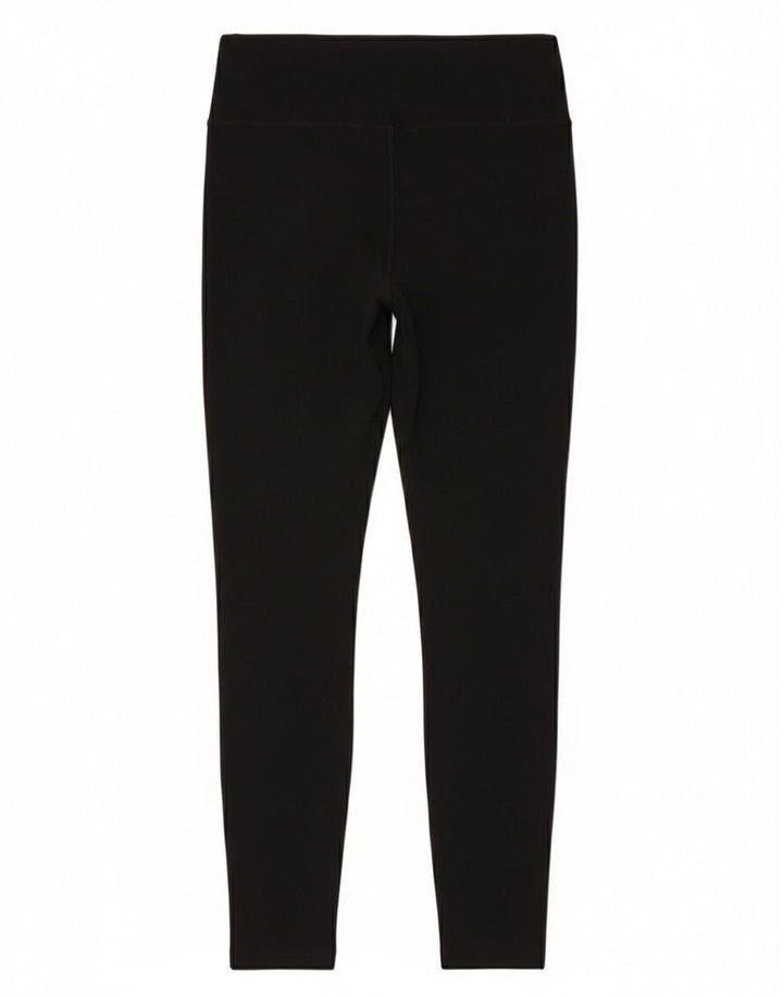 Nike Damen Dri Fit Leggings UK 14 Large Schwarz Polyester