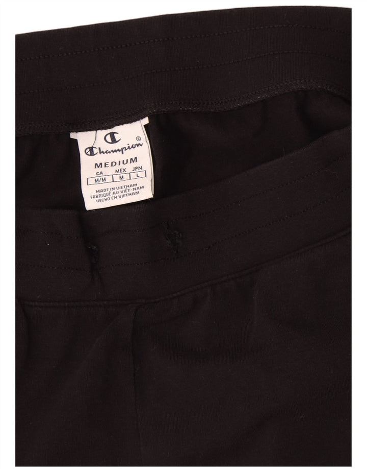Champion Damen Graphic Sport Shorts UK 14 Medium Schwarz