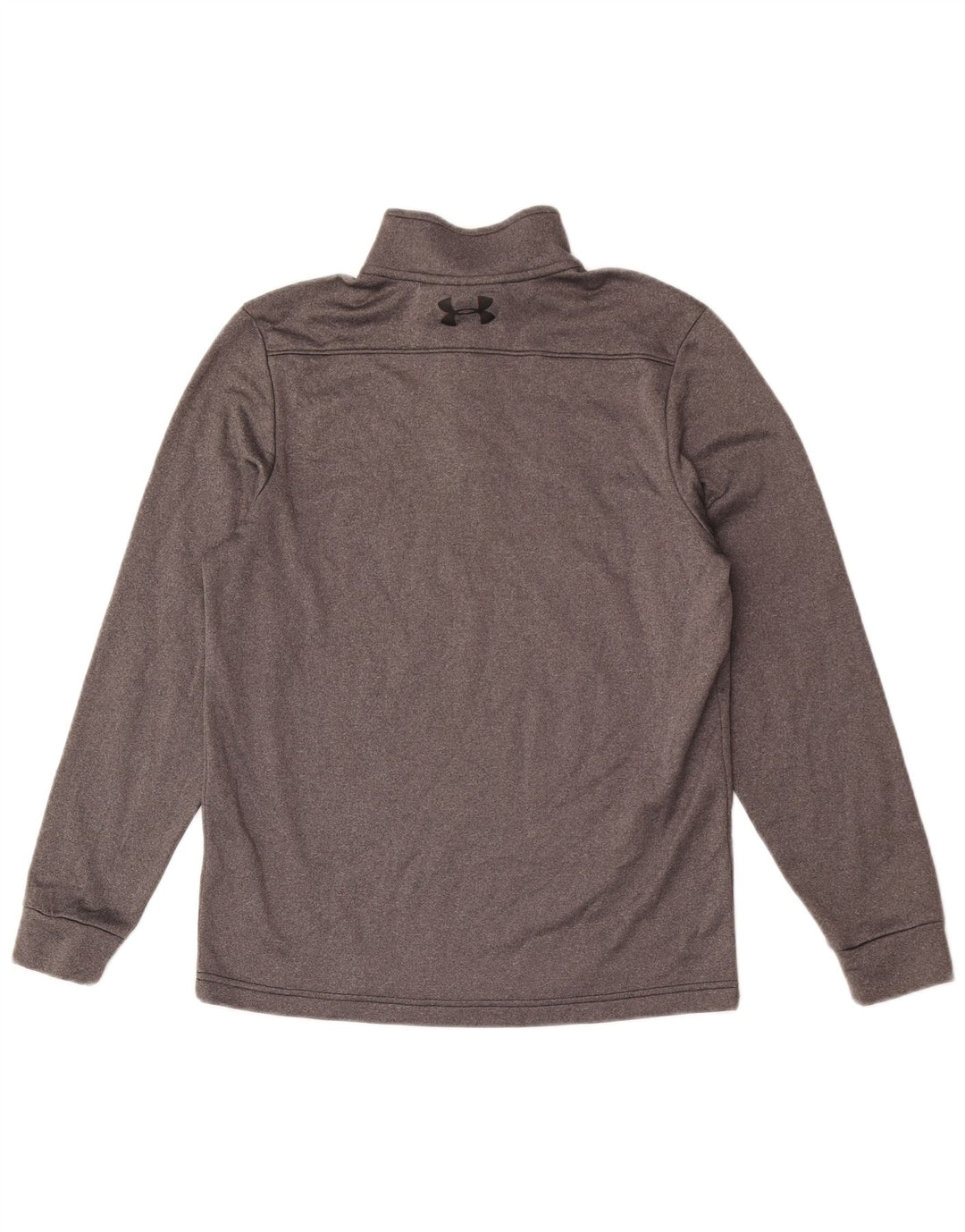 Under Armour Herren Cold Gear Pullover-Trainingsanzugoberteil mit Reißverschluss, Größe S, Grau