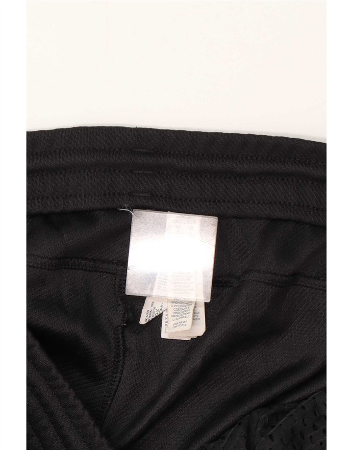 Adidas Herren-Trainingshose, groß, aus schwarzem Polyester