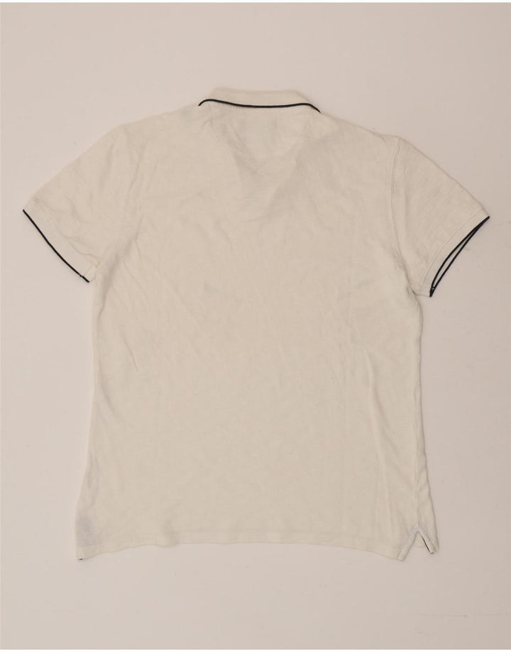 Massimo Dutti Herren Poloshirt Large Weiß