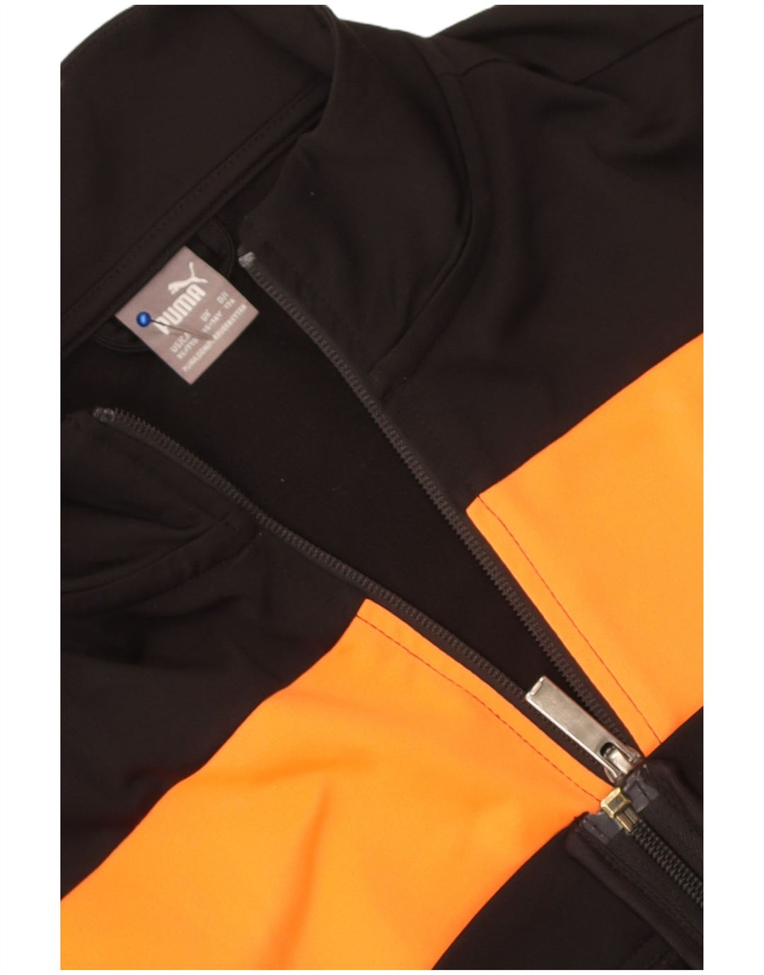 Puma Jungen-Trainingsanzug-Top-Jacke, 15–16 Jahre, Schwarz, Farbblock