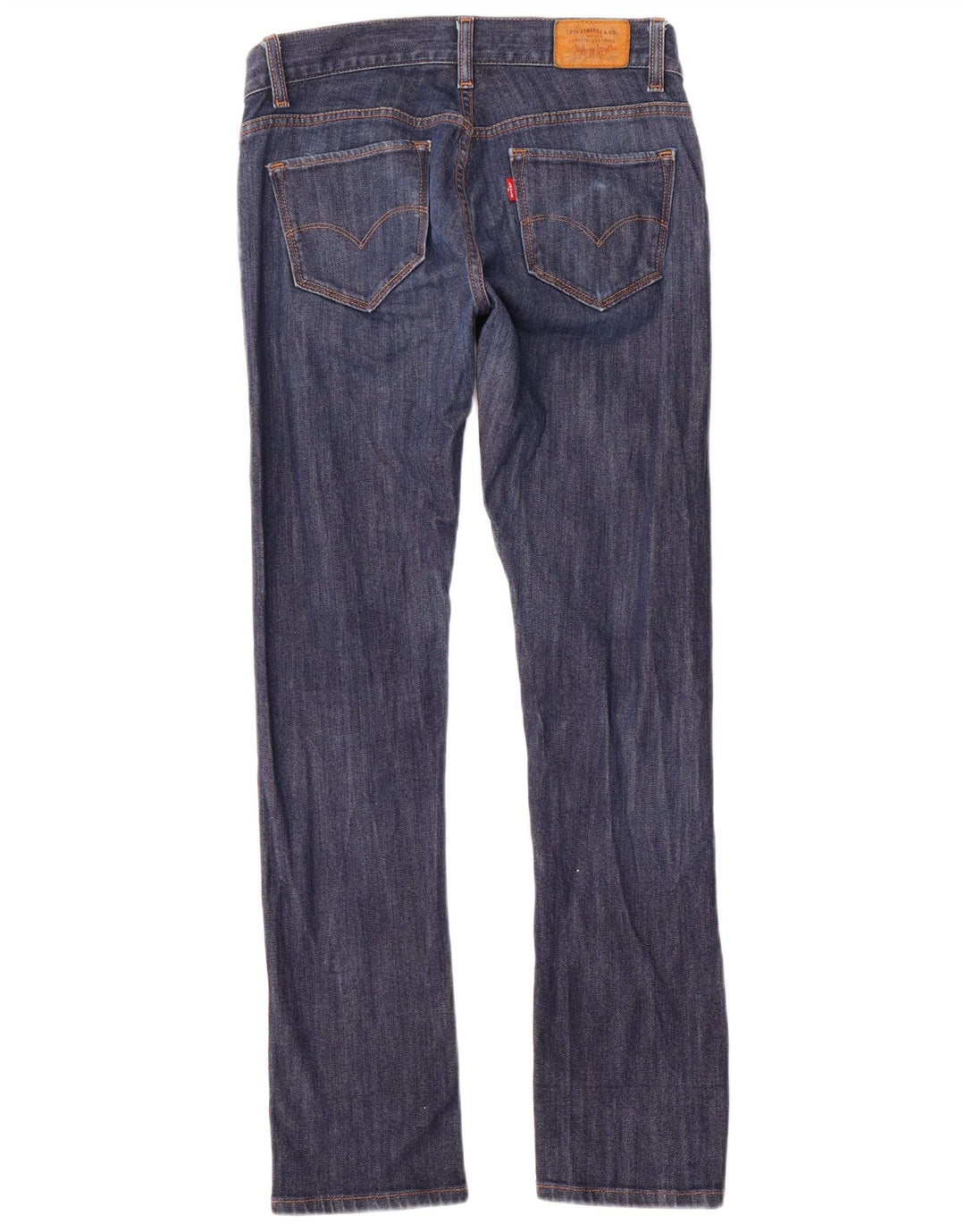 Levi's Damen Tilted Straight Jeans US 4 Small W27 L30 Blaue Baumwolle