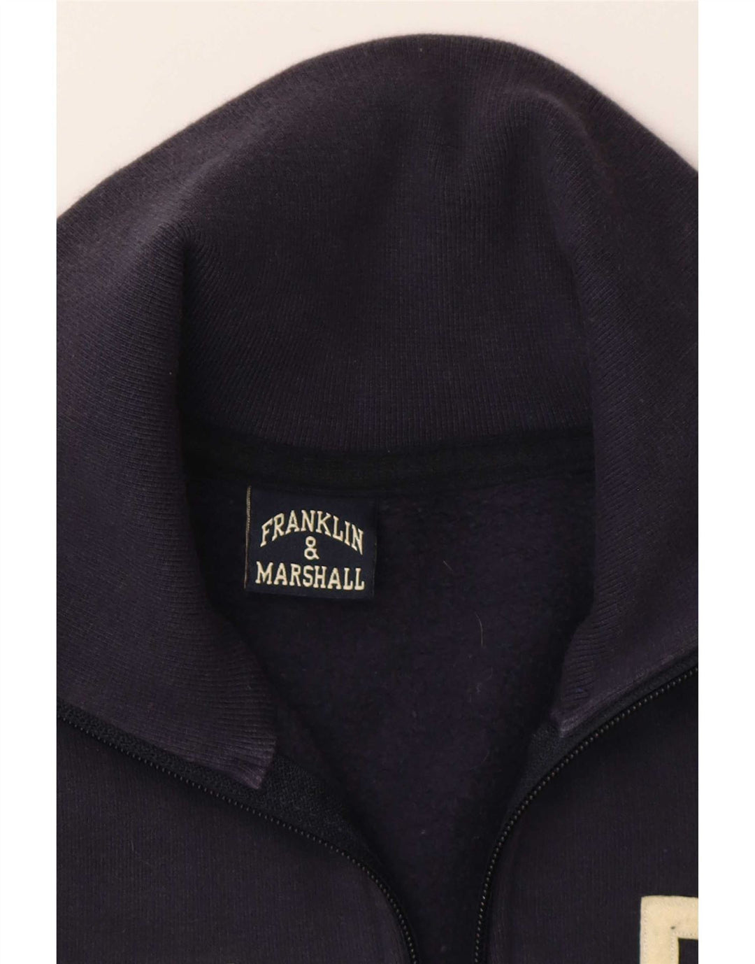 Franklin & Marshall Herren-Trainingsanzug-Top-Jacke, mittelgroß, Marineblau, Farbblock
