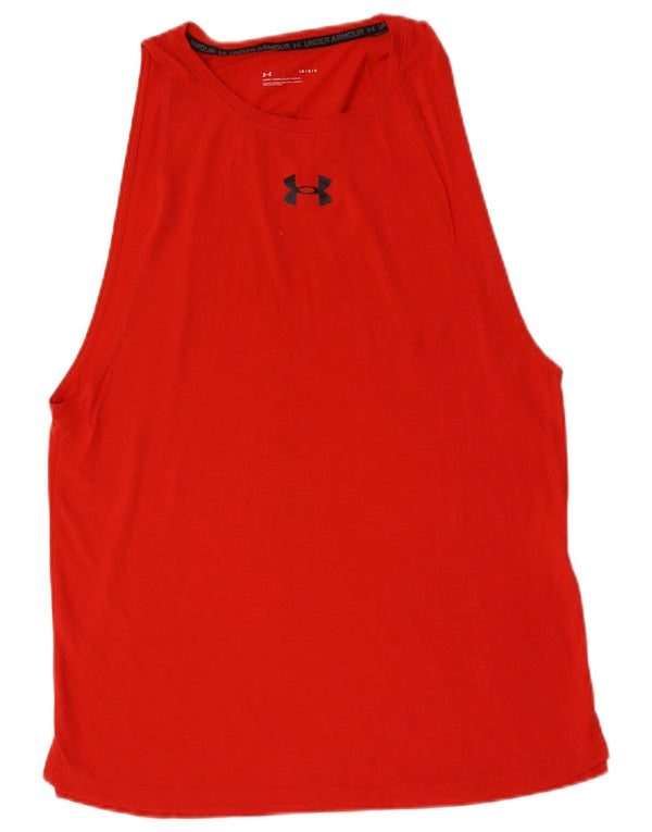 Under Armour Mens Graphic Vest Top Large Red Cotton