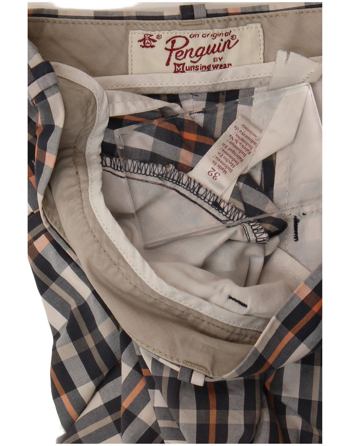 Penguin Herren-Chinoshorts, W32, mittelgroß, mehrfarbig, kariert, Baumwolle