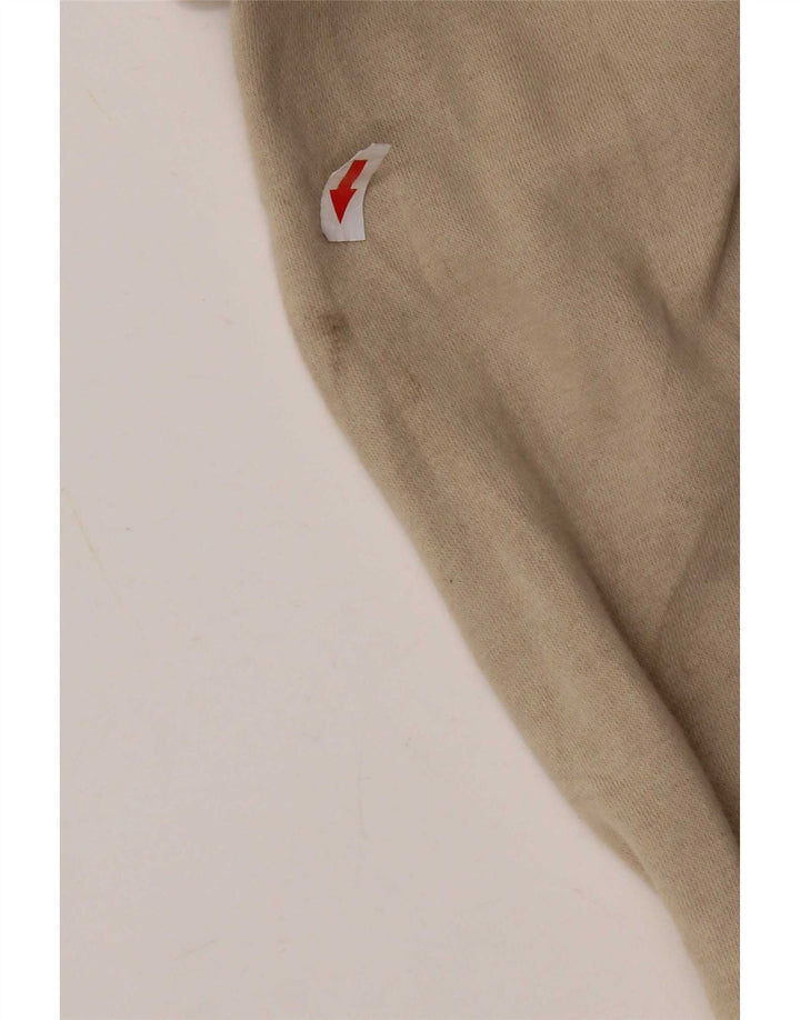 Nike Herren Sweatshirt Pullover Large Beige Baumwolle