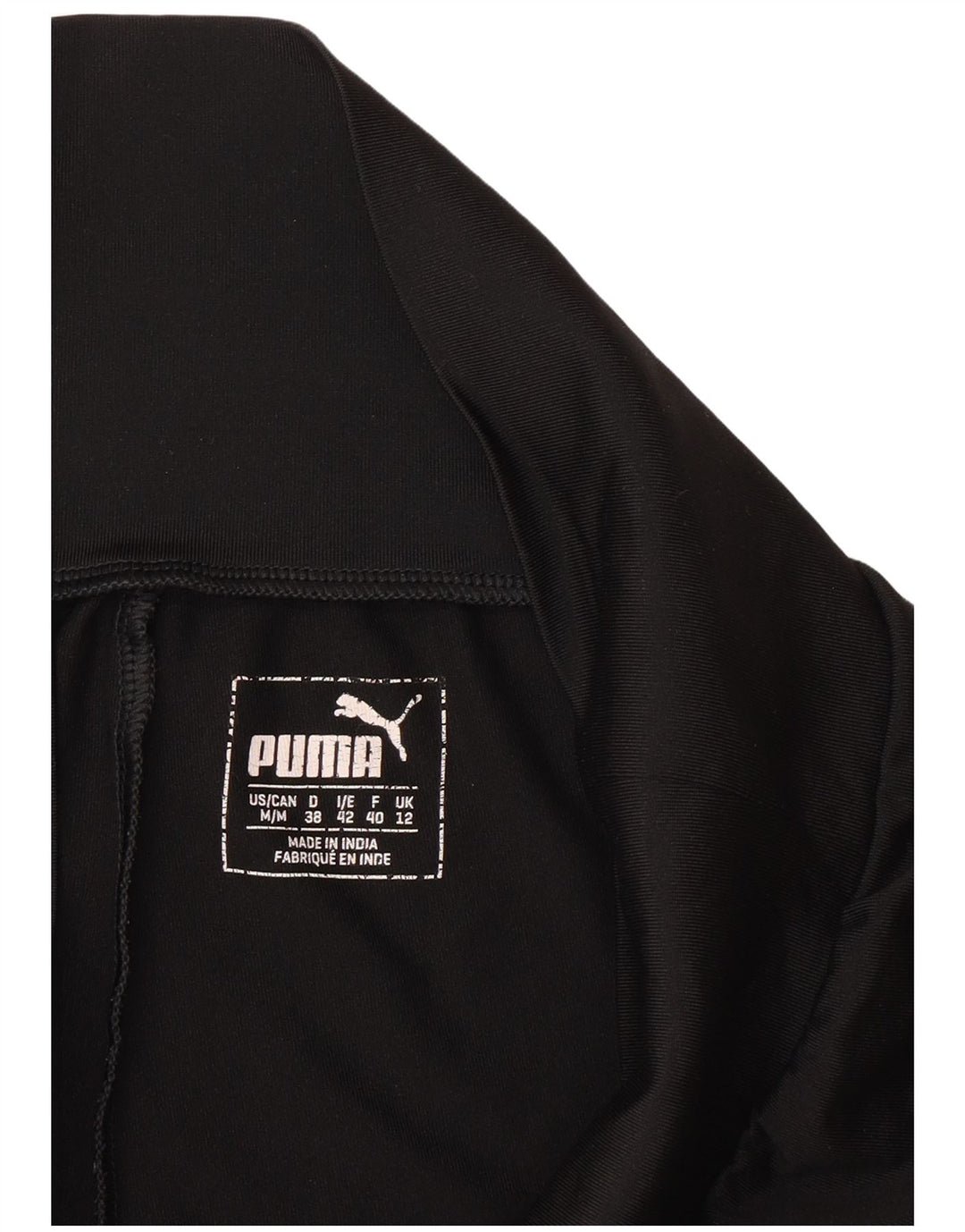Puma Damen Capri-Leggings UK 12 Medium Schwarz Polyester