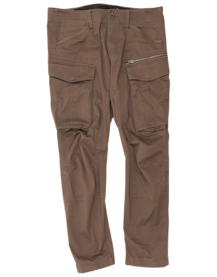 G-STAR Gerade Cargohose für Herren, W34, L32, Khaki, Baumwolle