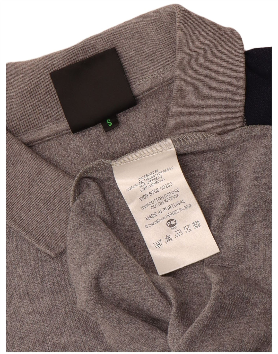 Bikkembergs Herren-Poloshirt, Größe S, Grau, Colourblock-Baumwolle
