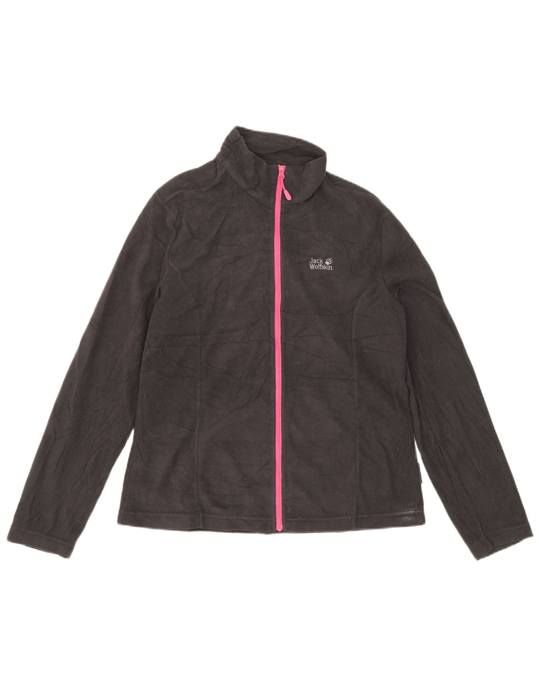 Jack Wolfskin Damen Fleecejacke UK 14/16 Large Schwarz Polyester