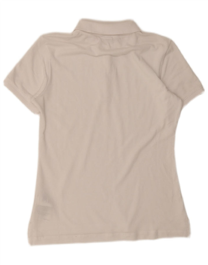 Champion Damen Poloshirt UK 12 Mittelweiße Baumwolle