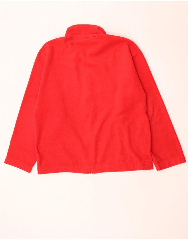 Sergio Tacchini Herren Fleecejacke UK 40 Large Rot Polyester