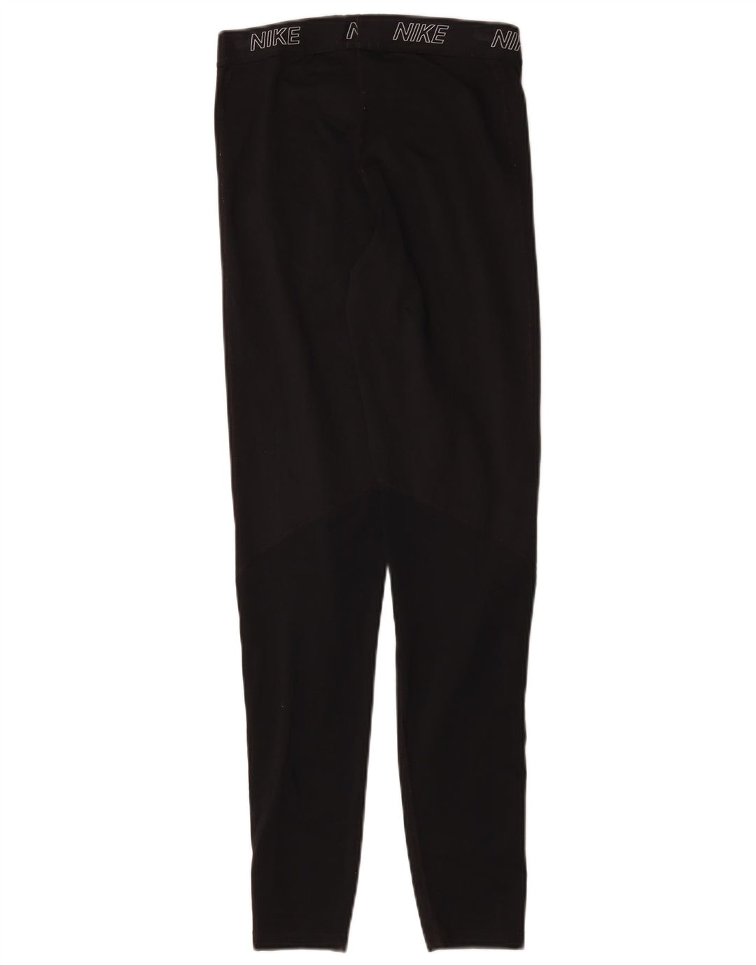 Nike Womens Graphic Leggings UK 12 Mittelschwarzes Polyester