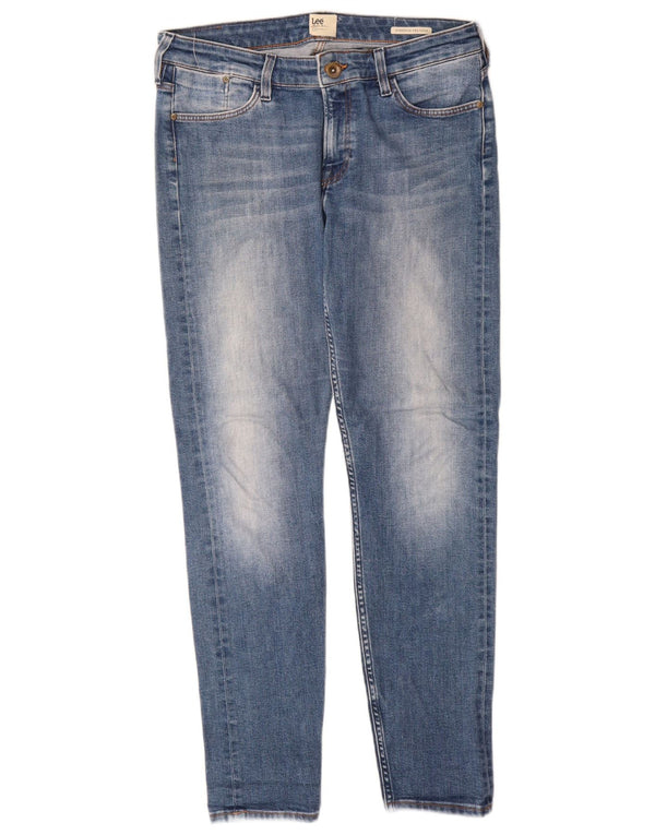 Lee Damen Scarlett Selvage Skinny Jeans W30 L31 Blaue Baumwolle