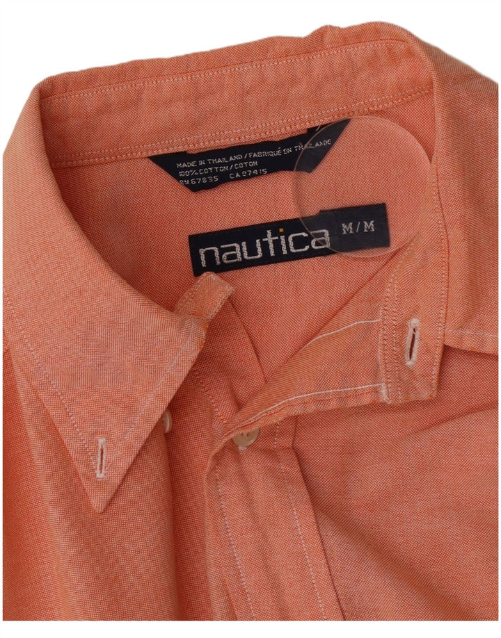 Nautica Herrenhemd Mittelorange Baumwolle