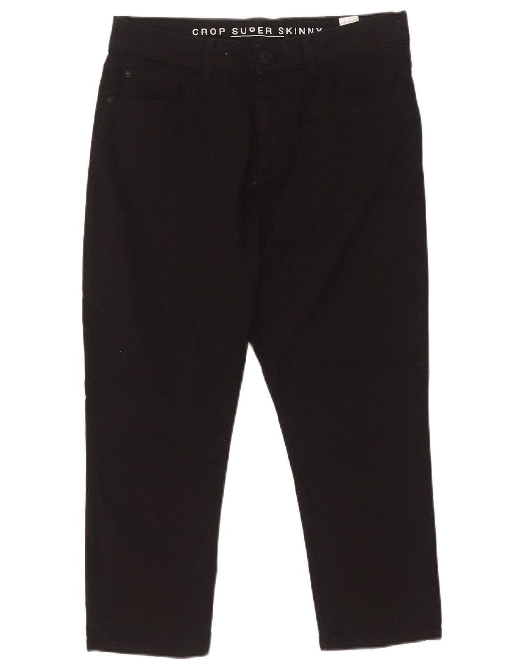 Marks & Spencer Damen-Hose, kurz geschnitten, UK 12, M, W30, L22, Schwarz