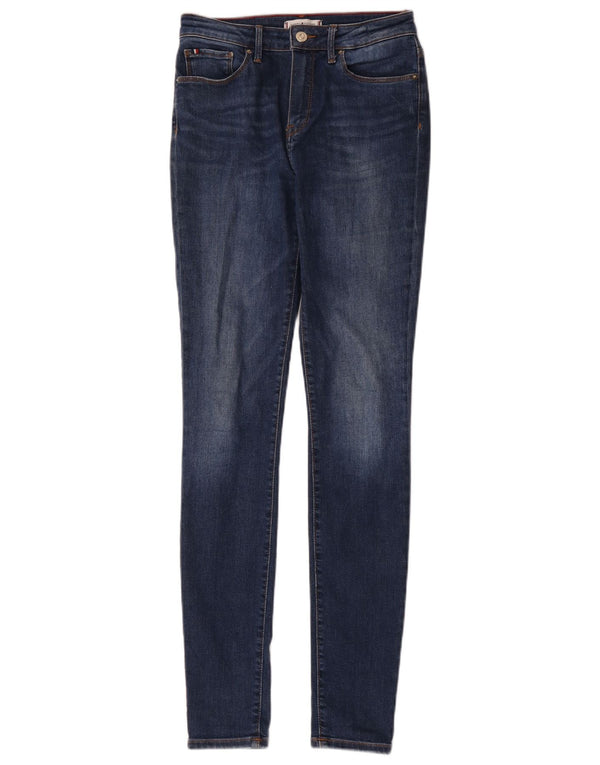 Tommy Hilfiger Damen Como Skinny Jeans W28 L32 Blaue Baumwolle