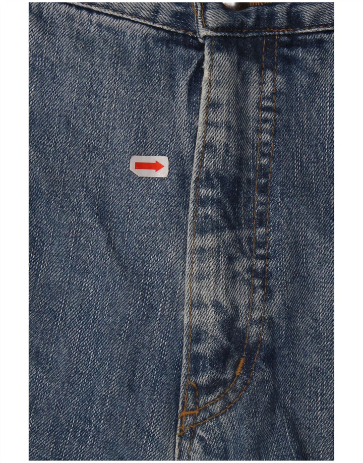 WRANGLER Herren Ohio Straight Jeans W38 L34 Blaue Baumwolle