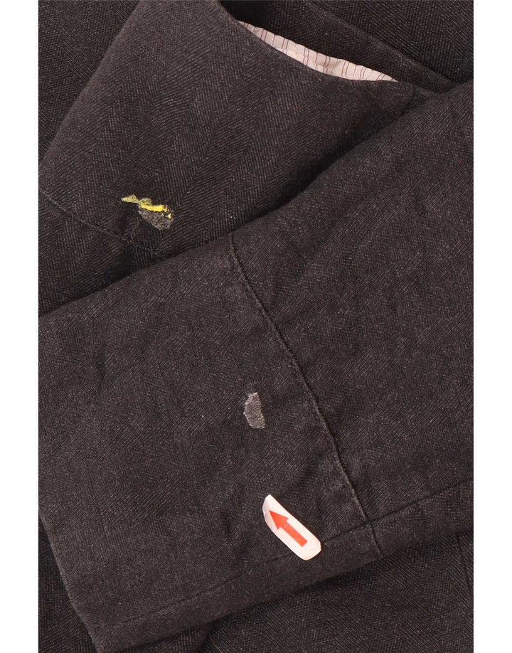 Zara Herren Militärjacke EU 54 XL Grau
