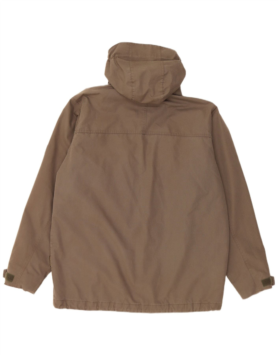 Jack Wolfskin Herren-Windbreakerjacke mit Kapuze, UK 40, Größe L, braun, Polyester