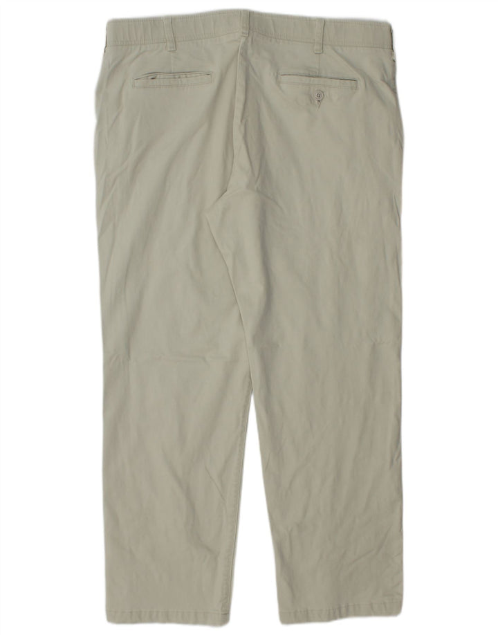 Lee Herren Extreme Motion Straight Chino Hose W40 L28 Beige Baumwolle