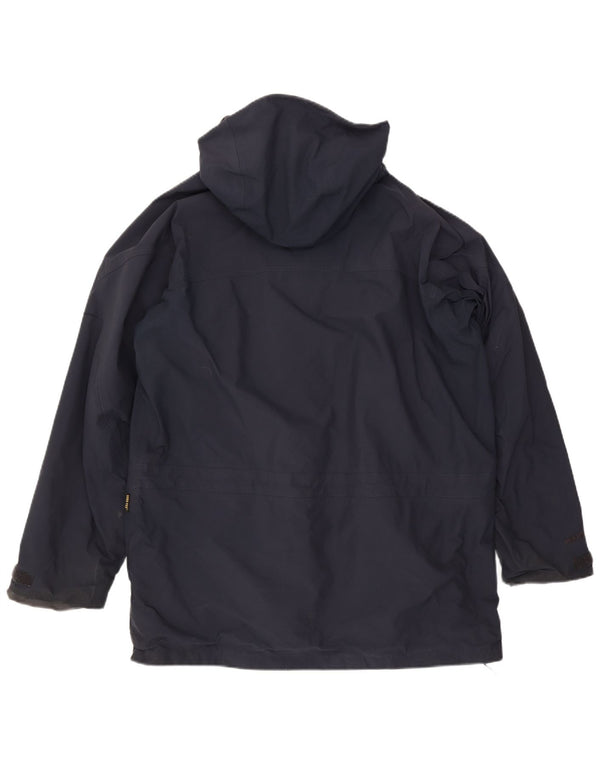 Berghaus Herren-Regenjacke mit Kapuze, UK 42, XL, Marineblau, Nylon