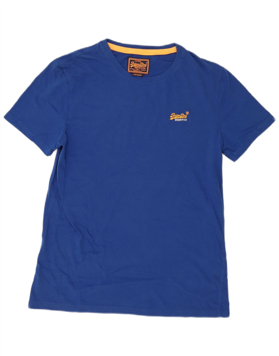 Superdry Herren T-Shirt Top XL Blau Baumwolle