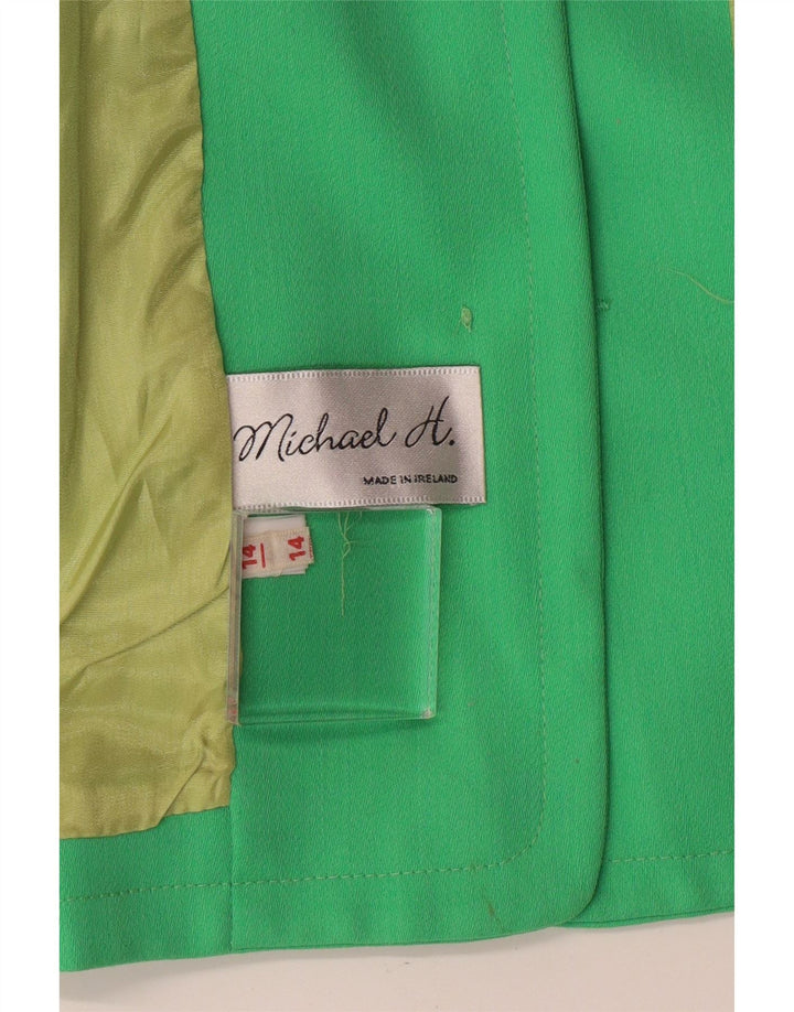 Michael H. Damen-Blazerjacke mit 5 Knöpfen, UK 14, mittelgrün, klassisch