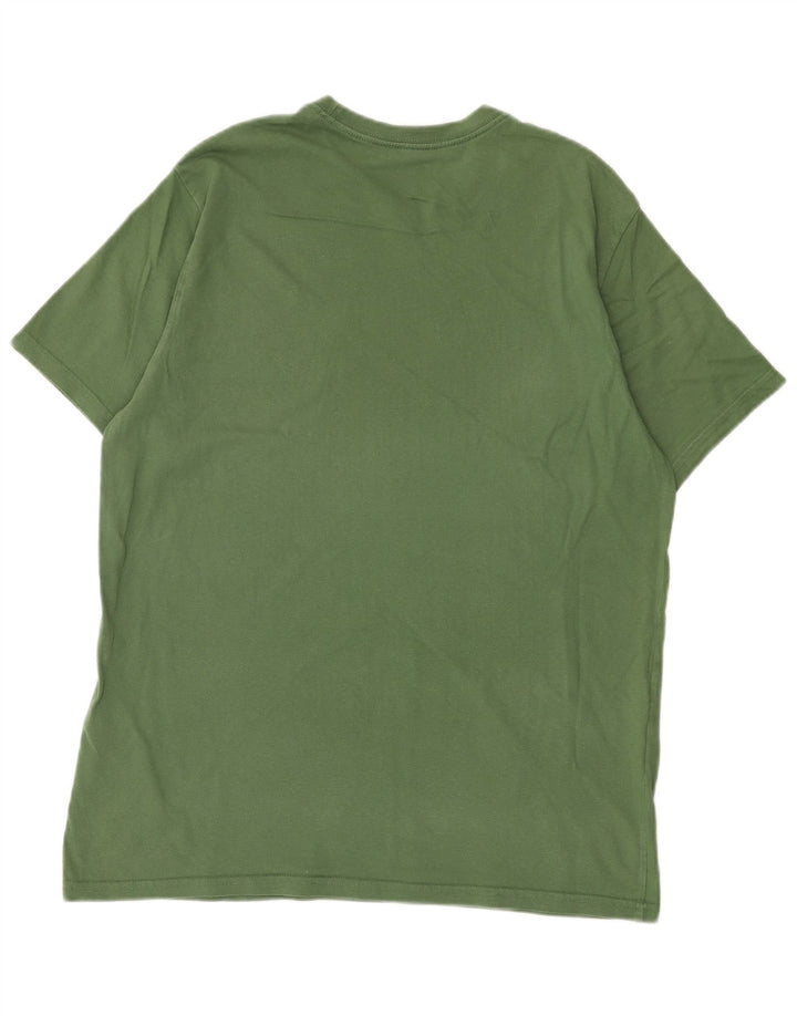 Levi's Herren Relaxed T-Shirt Top aus mittelgrüner Baumwolle