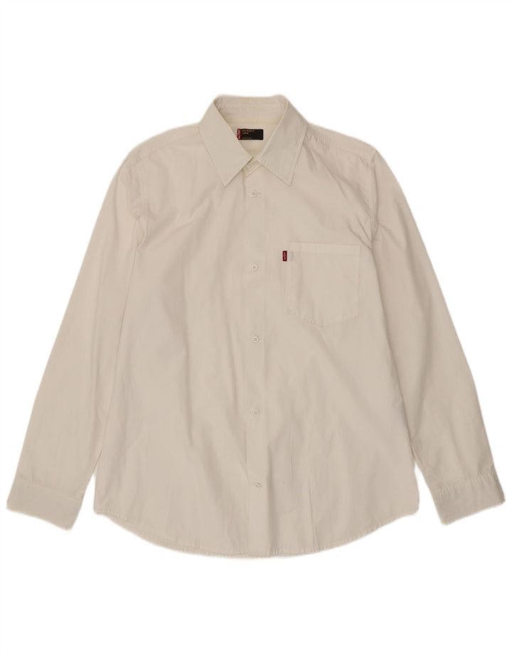 LEVI'S Herren-Hemd, groß, aus weißer Baumwolle