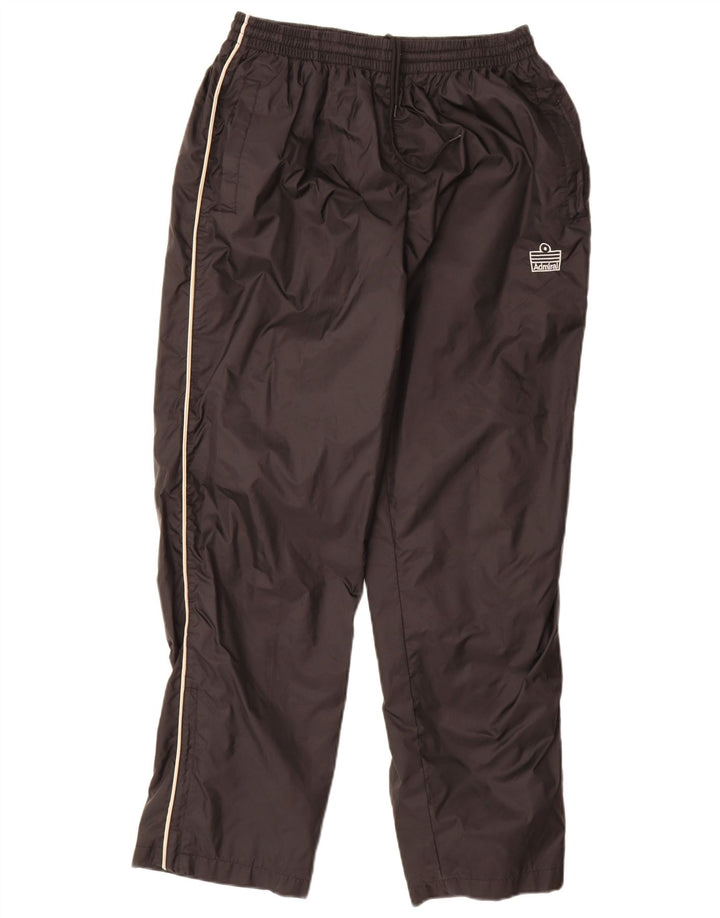 Admiral Herren-Trainingshose, groß, aus schwarzem Nylon
