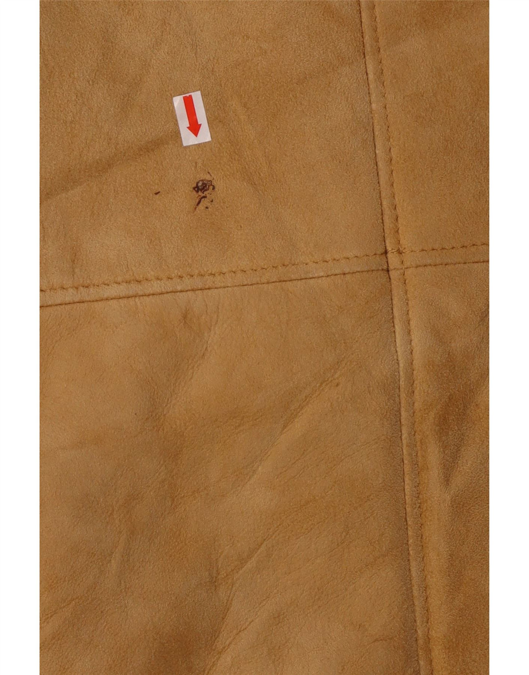 Vintage Damen Sherpa Shearling Mantel UK 14 Large Beige