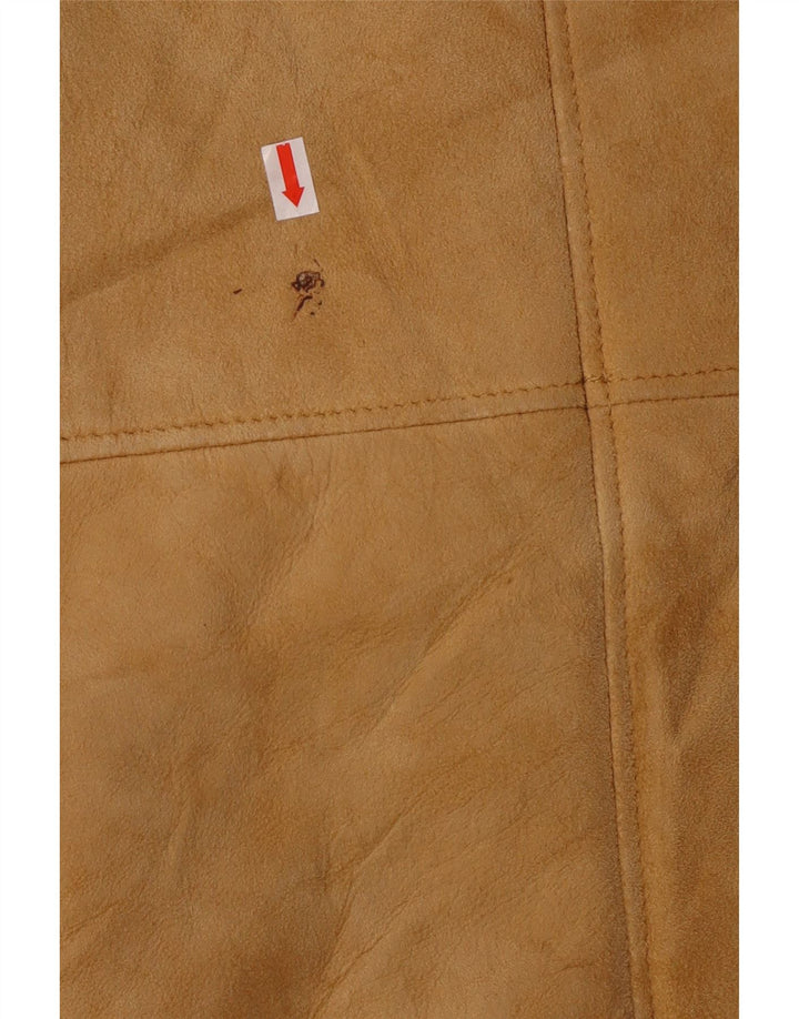 Vintage Damen Sherpa Shearling Mantel UK 14 Large Beige
