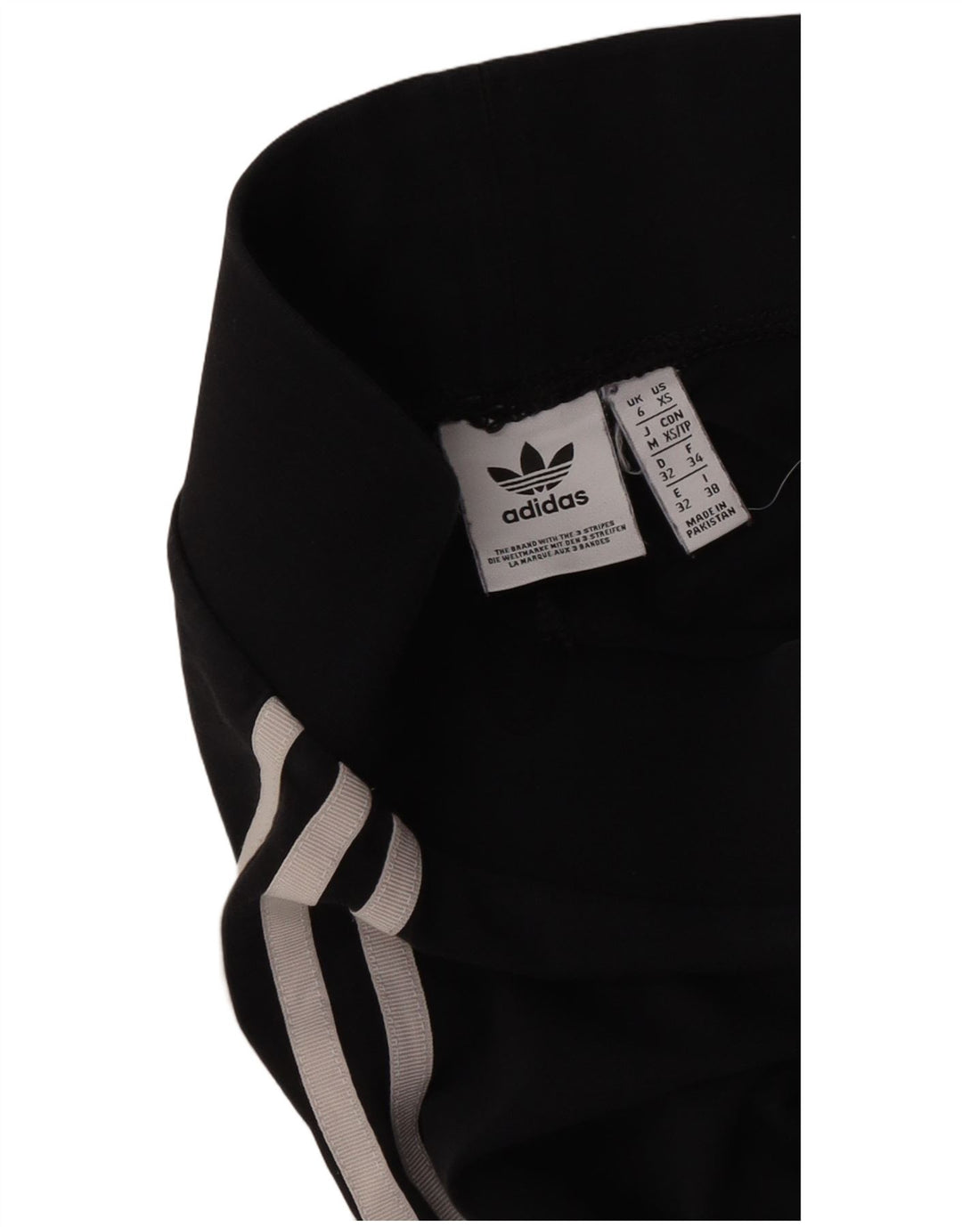 Adidas Damen Leggings UK 6 XS Schwarz