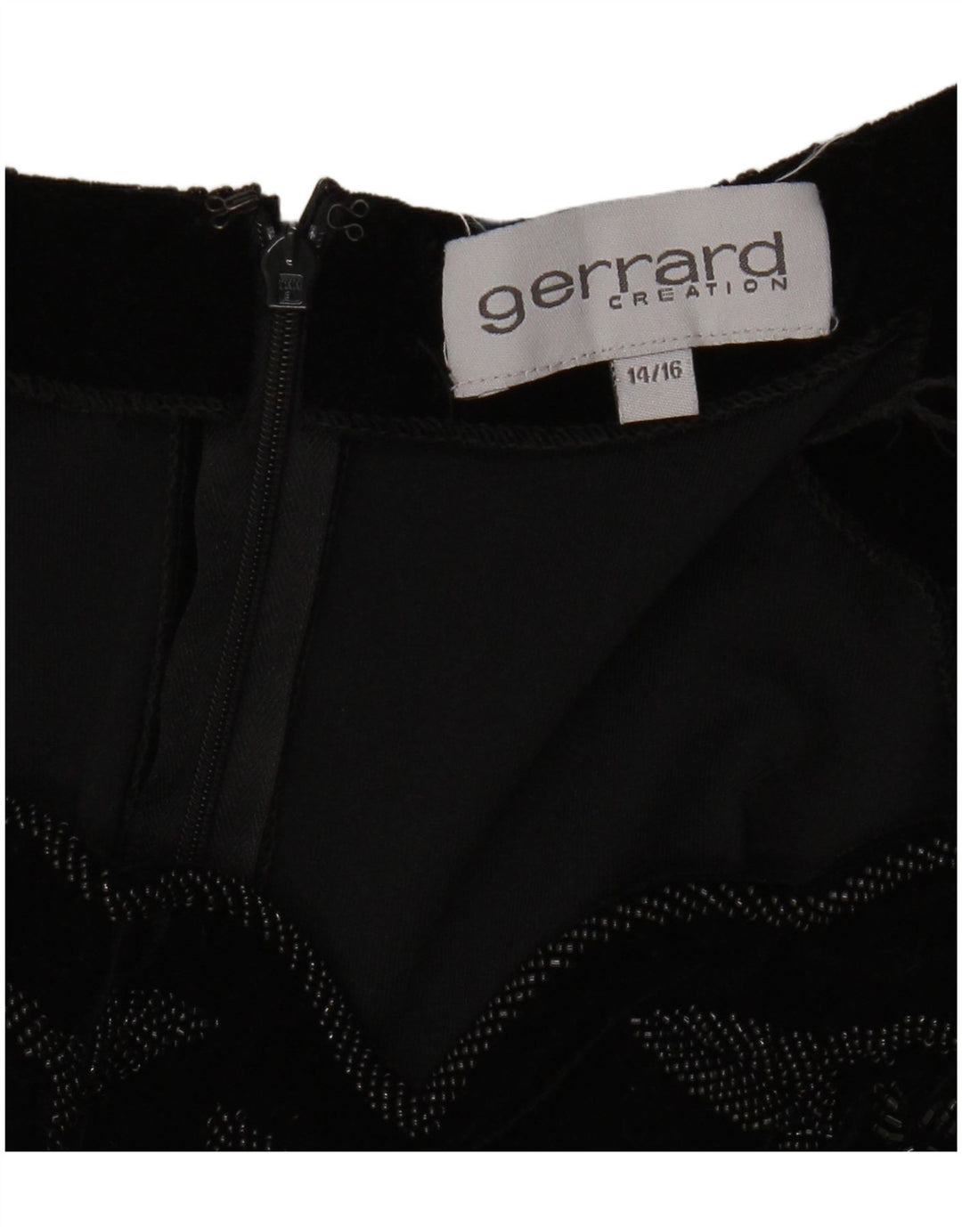 Gerrard Damen Off Shoulder Crop Top UK 14/16 Large Schwarz geblümt