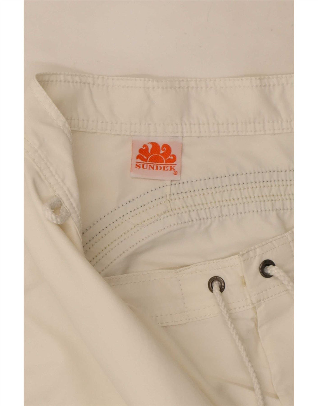 Sundek Herren-Badeshorts, Größe L, Weiß