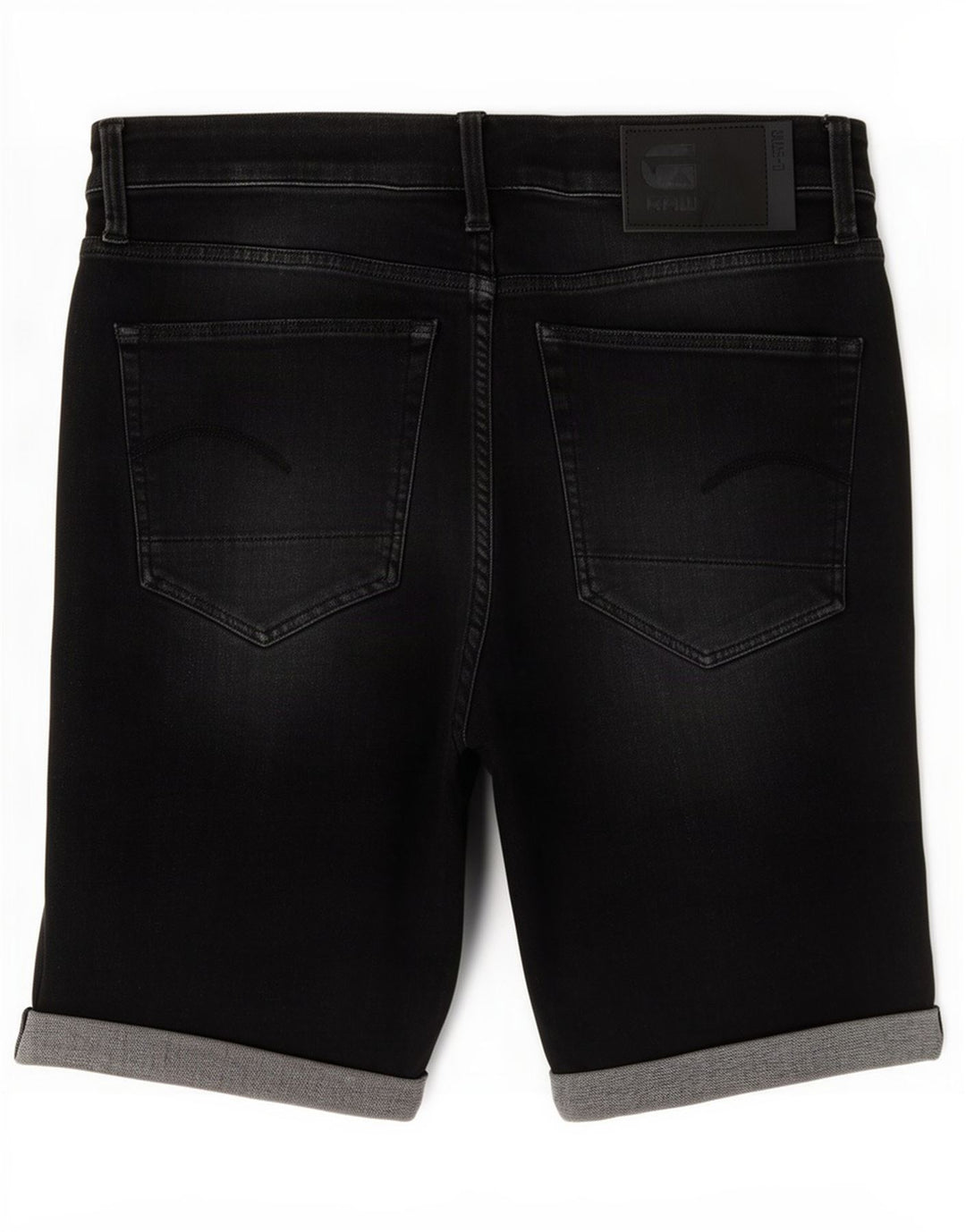 G-Star Herren 3301 Slim Denim Shorts W34 Große graue Baumwolle