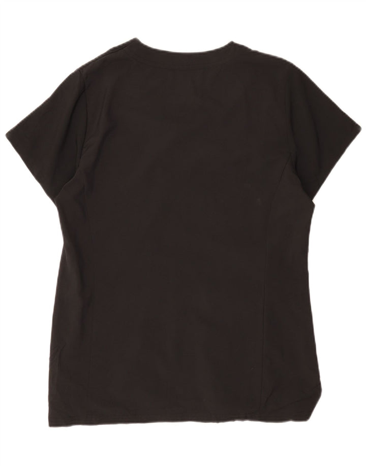 NAUTICA Damen Blusenoberteil UK 14 Mittelschwarzes Polyester