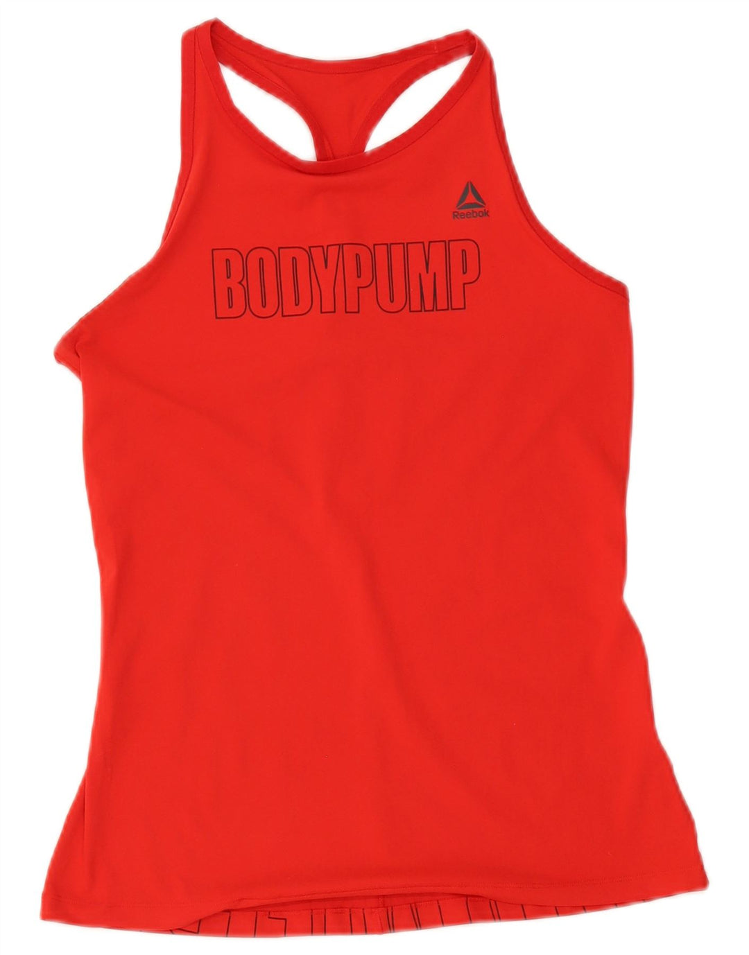Reebok Damen Bodypump Graphic Weste Top UK 12/14 Mittelrotes Polyester