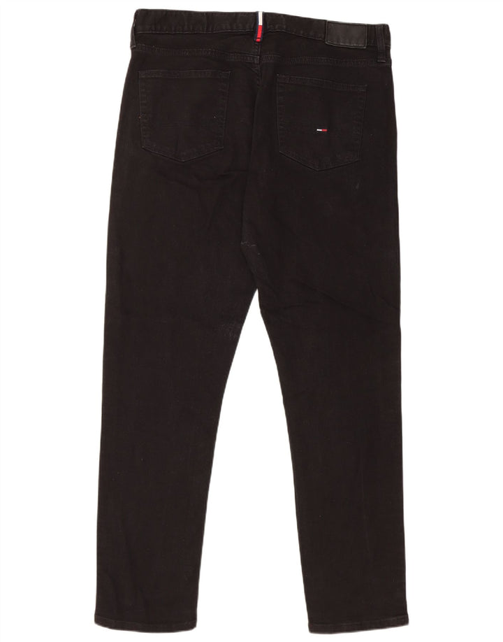 Tommy Hilfiger Herren Slim Jeans W34 L32 Schwarz