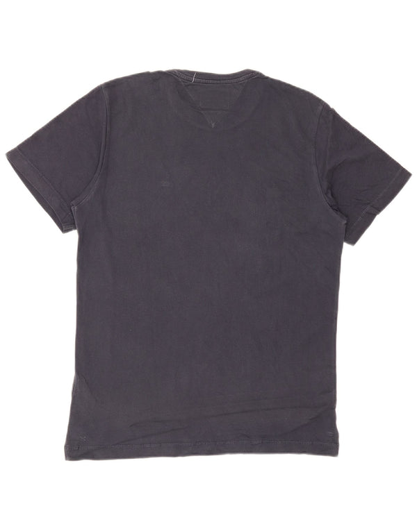Tommy Hilfiger Herren T-Shirt Top Small Marineblau Baumwolle