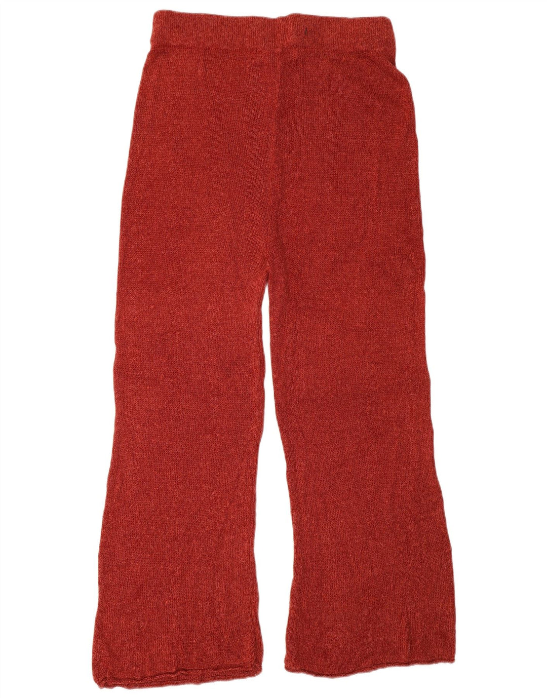 Zara Damen-Strickhose mit kurzem Schnitt, mittelgroß, W28, L24, rotes Leinen