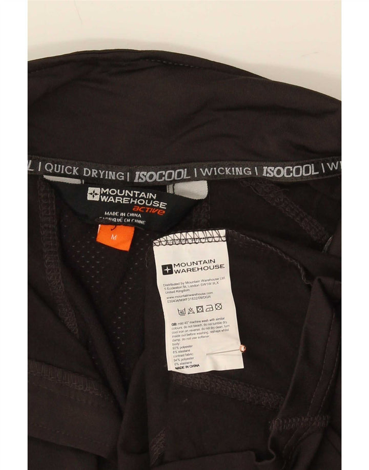 Mountain Warehouse Herren-Oberteil IsoCool mit Reißverschluss, langärmlig, Mittelgrau