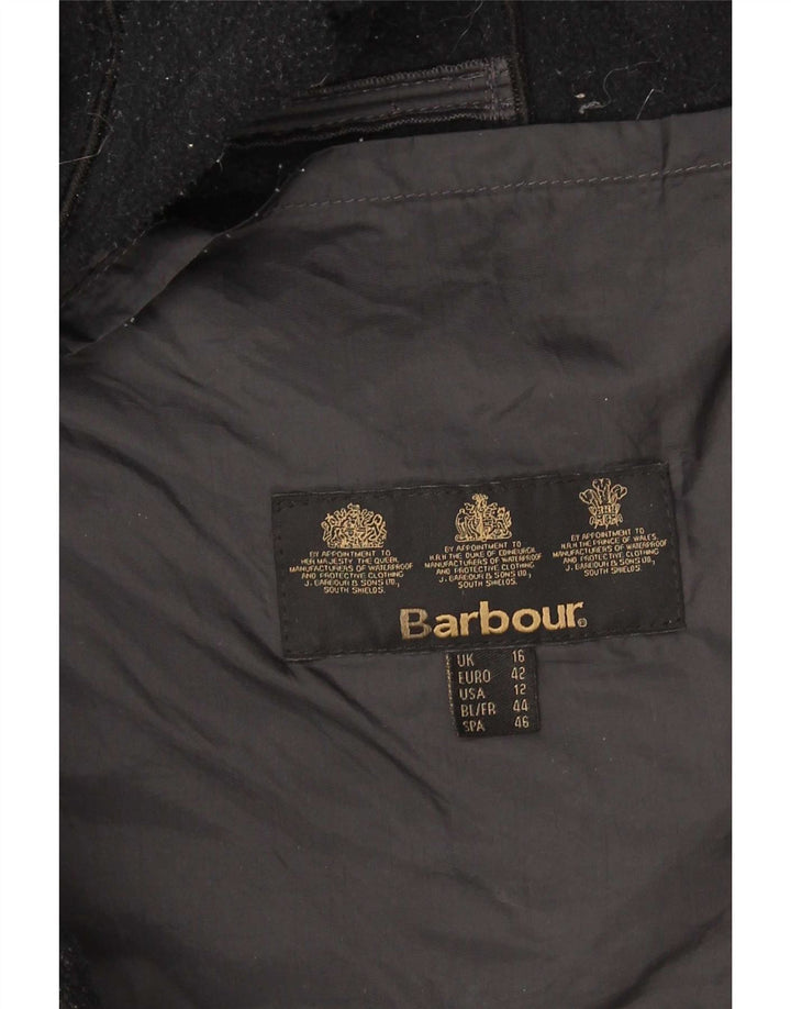 Barbour Damen Steppjacke UK 16 Large Schwarz